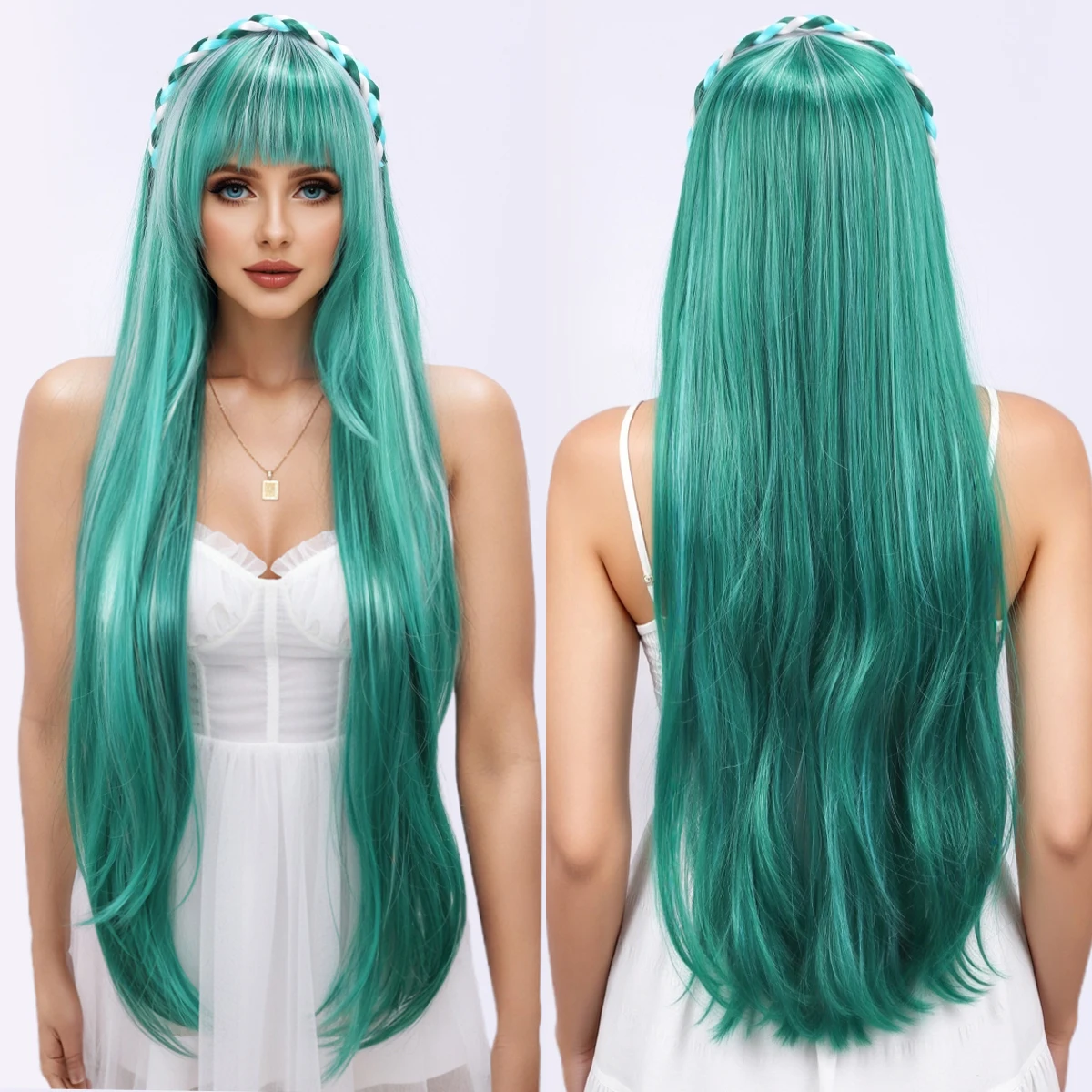 

Hot selling high-temperature silk anime wig synthetic fiber wig