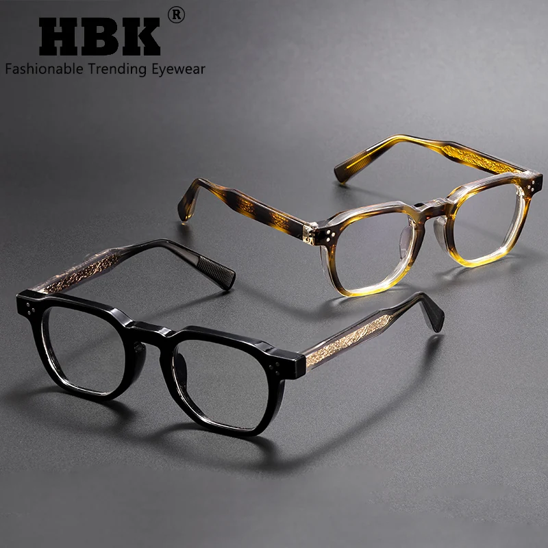 

HBK оптовая продажа, новые очки для близорукости по рецепту, винтажная дизайнерская оправа, роскошная квадратная оправа для солнцезащитных очков, женская анти-синяя подсветка, компьютер