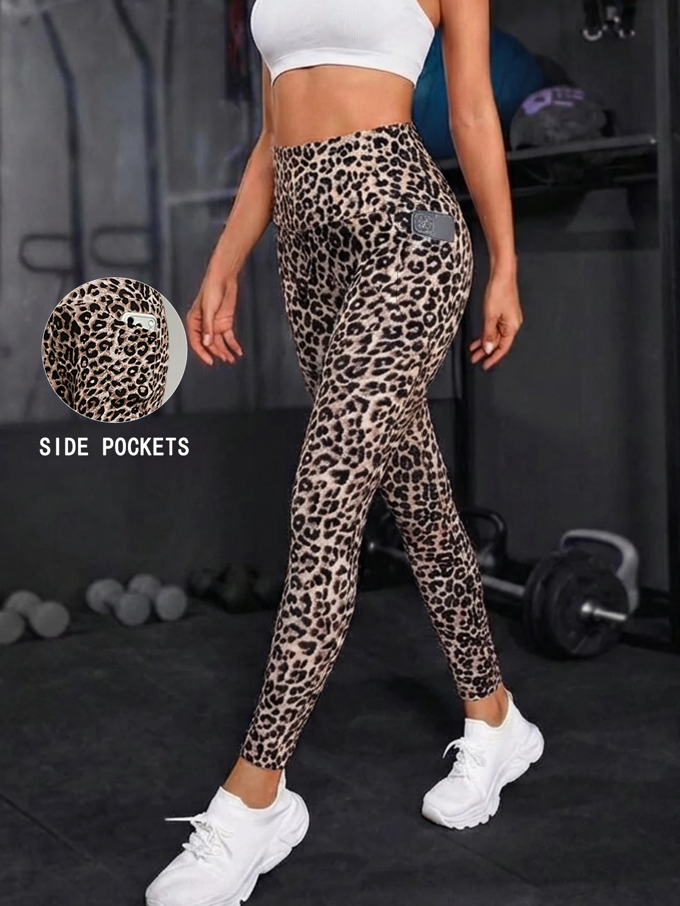 

Women Yoga Leggings with Pockets High Waisted Super Soft Tummy Control for Workout Running