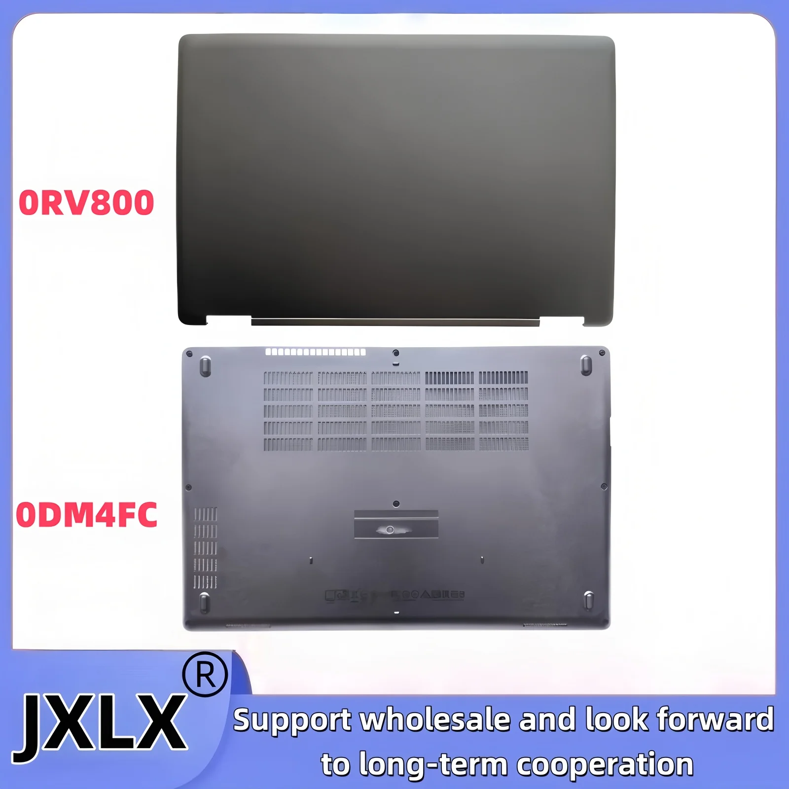 

New For JXLX® Latitude E5580 E5590 E5591 Precision M3530 M3520 Laptop LCD Back Cover Top Case 0RV800 RV800/Bottom Cover 0DM4FC