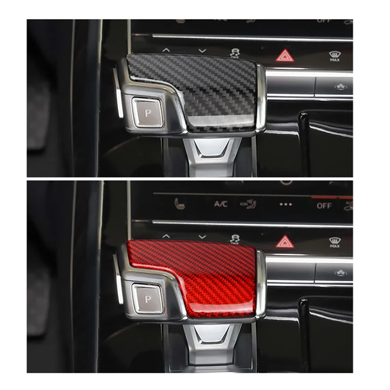 

Real Carbon Fiber For A6 A6L A8 Q7 S7 RS6 Gear Shift Panel Frame Shifter Knob Decorative Cover Sticker