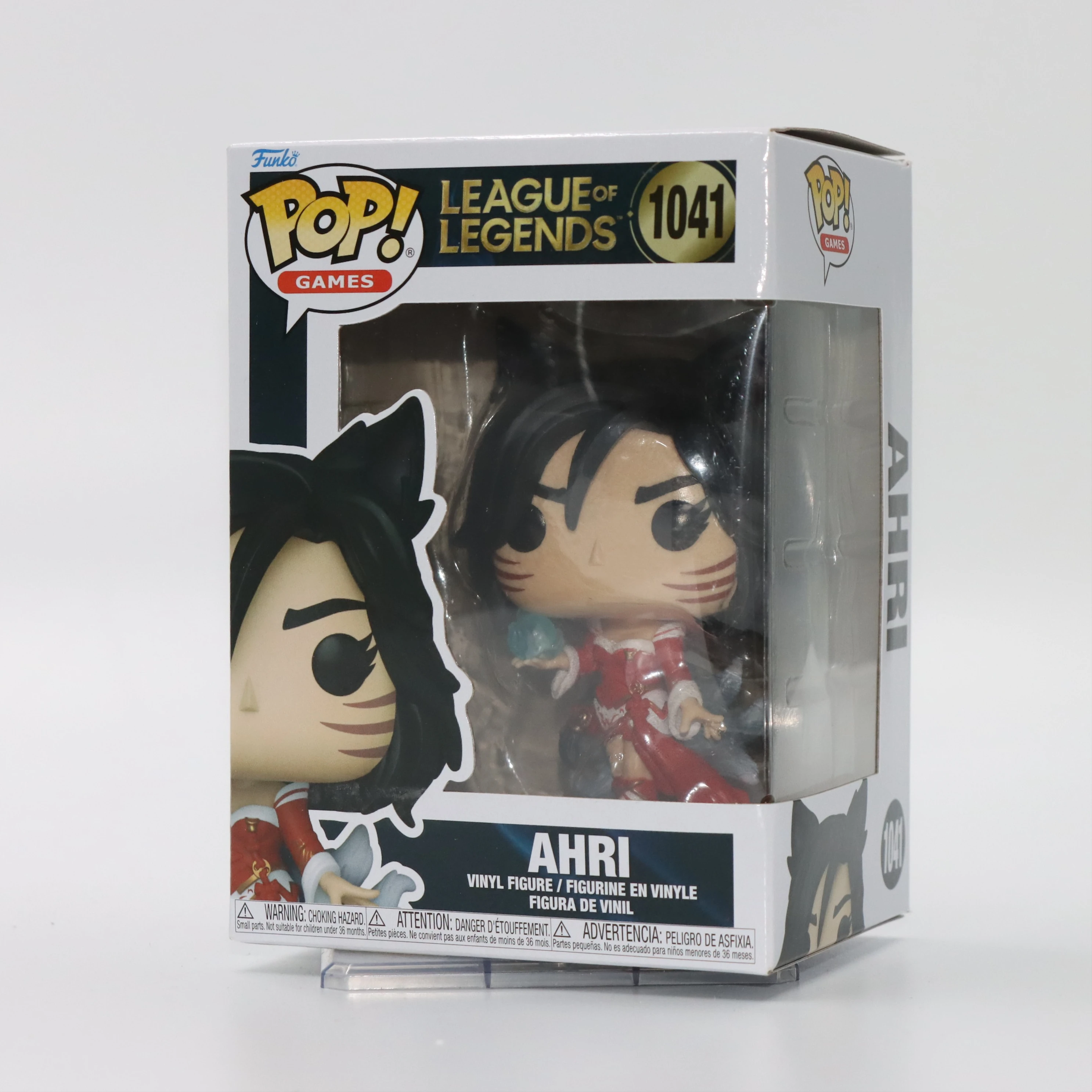 Original Funko Pop League of Legends (LOL) Ahri #1041 Anime Action Figure Vinyl Figure Figurine Doll Model Toy Gift for Boys