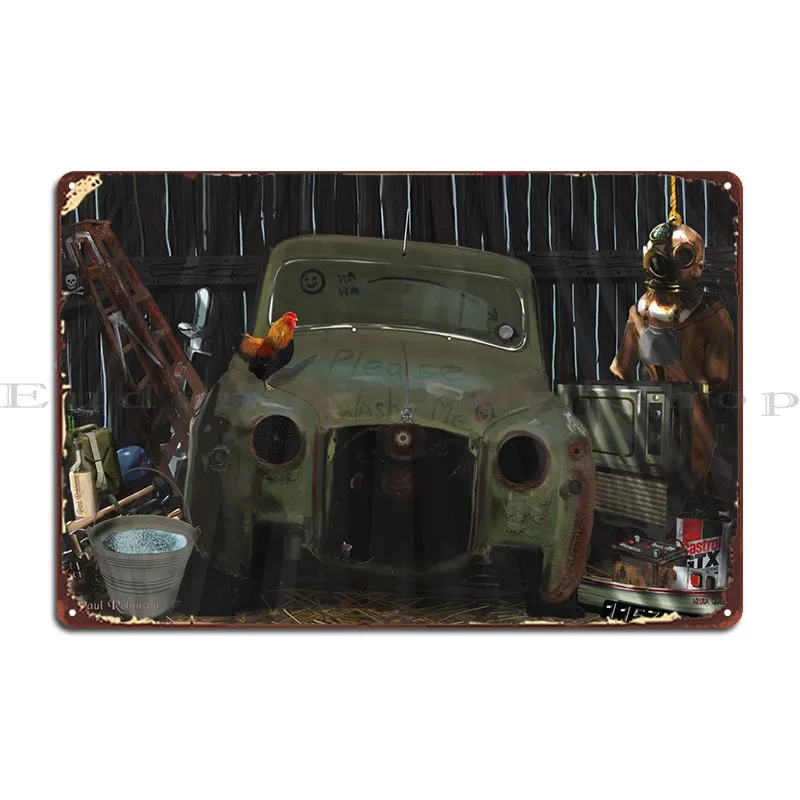 Rover Barn Find Metal Plaque Poster Wall Mural Funny Wall Decor Iron Cinema Tin Sign Poster