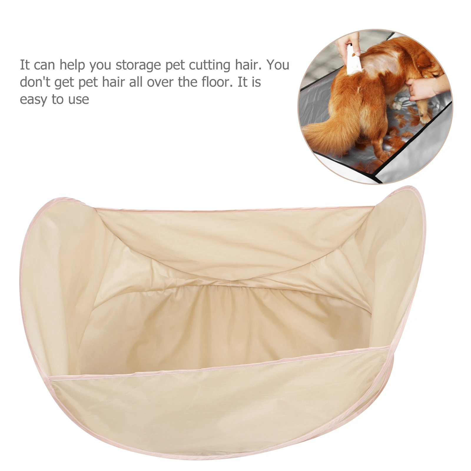 

Pet Shearing Bib Dog Cat Hair Grooming Waterproof Cloth Foldable Storage Collecting Cutting Practical Home Outdoor Pet Supplies