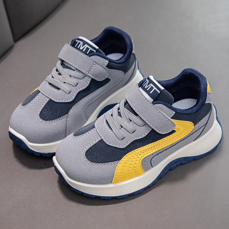 

Спортивная обувь из искусственной кожи для детей, модные кроссовки для подростков, детские кроссовки на мягкой подошве, водонепроницаемые кроссовки для мальчиков и девочек