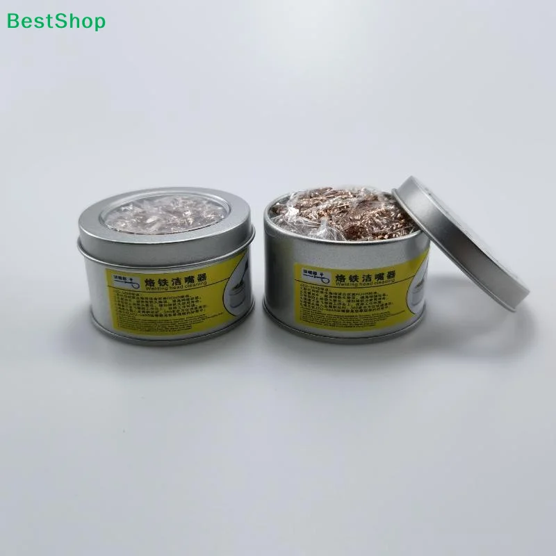 1Pc Copper Solder Tip Cleaner Sponges Balls Copper Wire Scrubbers For Soldering Iron Tips Easy Oxide Removal No Water Needed