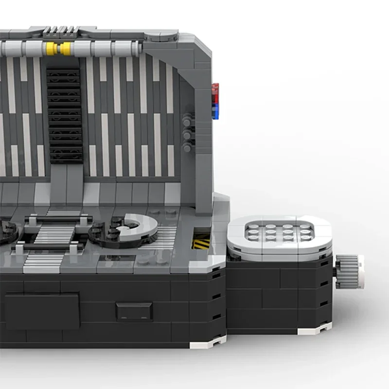 Estrela série de filmes moc tijolos de construção jogáveis a batalha modelo de palco tecnologia blocos modulares construção diy montagem brinquedos
