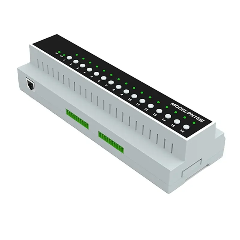QWE-Smart Home Control: Tuya WIFI 16-Gang Relay Switch Module, Remote App & Voice Operation, 110V-240V