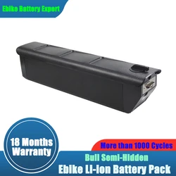 Removable Lithium Battery Pack 48V 15Ah 720Wh for Burchda RX80 RX50 AIRWEST Fat Tire Electric Bike Mountain Ebike