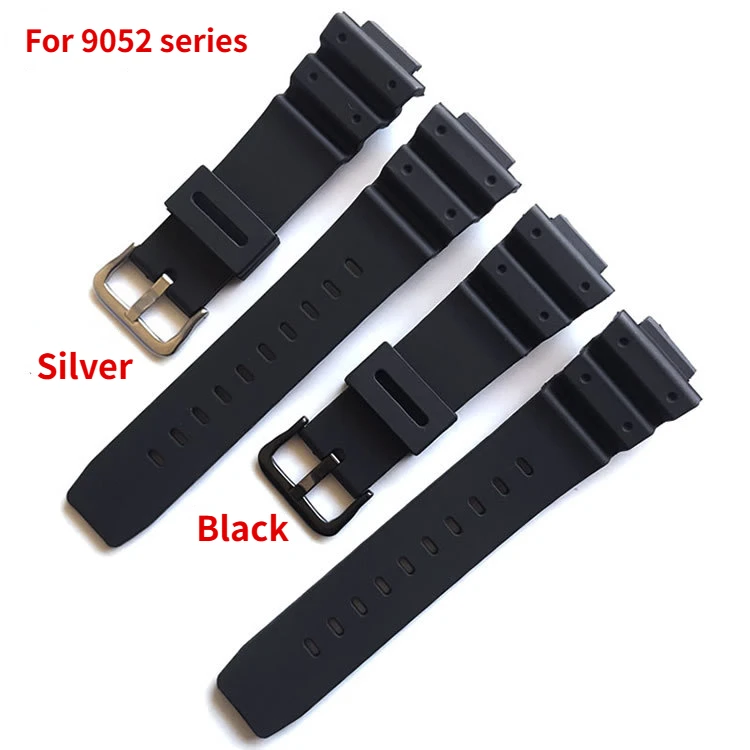 For Casio for G-shock GW M5610 DW 5600 6900 9052 16mm Rubber Watch Strap Silicone Band Plastic PU Watchbands Student Bracelet