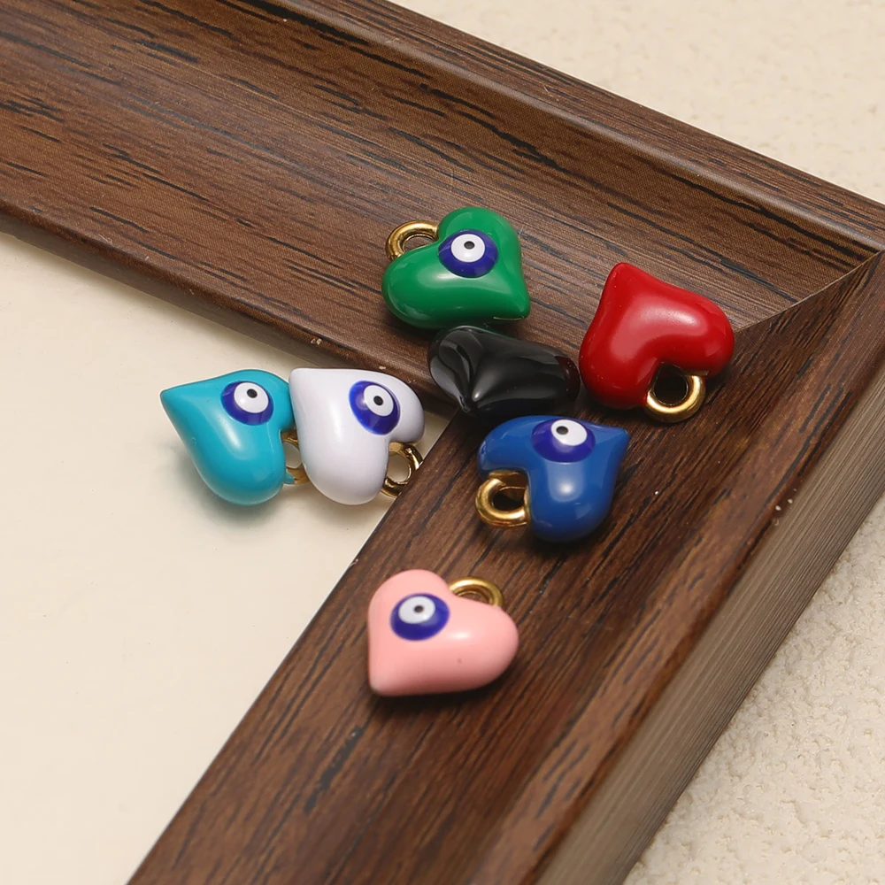 5 Stück Edelstahl 12mm Glücksbringer-Anhänger für DIY Kinderhalsketten, Schmuckzubehör, Armbänder, Ohrringe, Bastelzubehör – Detail 5