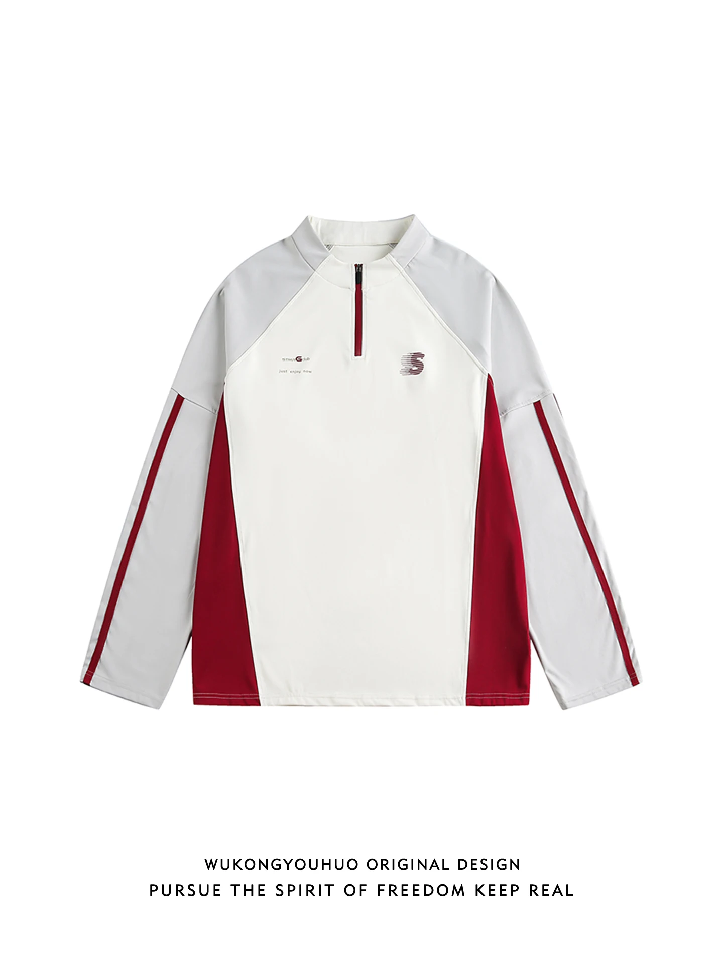 

Spring Outdoor Qui Dry Long Sve T-irt Men's Loose Fit Versatile Cycling Wear ex round Ne Casual Sle Bike Riding