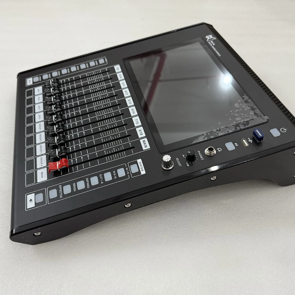 

16-канальный цифровой аудиомикшер и DJ-оборудование с USB-управлением/пультом ДУ, металлический корпус