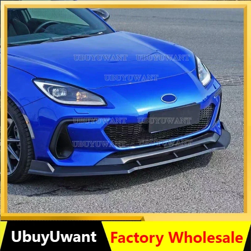 For TOYOTA ZA86 GR86 For Subaru BRZ Car Front Bumper Splitters Lip Diffuser Spoiler Body Kit Car Accessories Body Kit 2023+