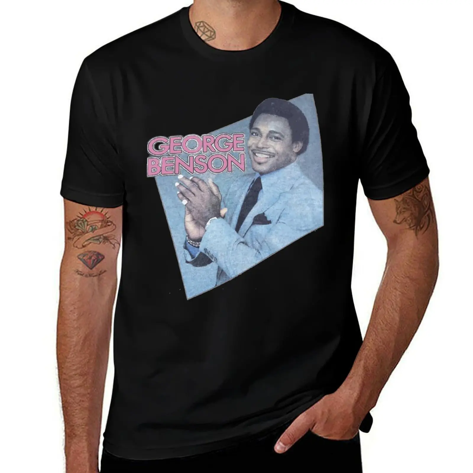 

Vtg. George Benson 1983 In Your Eyes Vintage 80s T-Shirt t shirt men 100% cotton luxury brand mens graphic t shirts T-Shirt