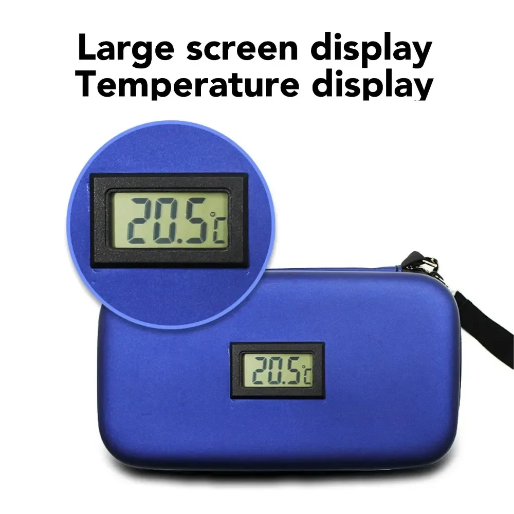 

Insulin Cooler Bag Portable Mini Travel Insulin Cooling Case Medical Heat Insulation Pouch Diabetic Supplies Temperature Display