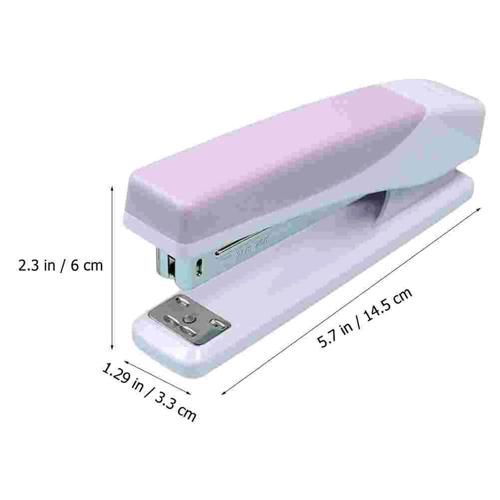 Stapler Multipurpose Desktop Office Supplies Household Rotating Spring Decorative Portable Hand