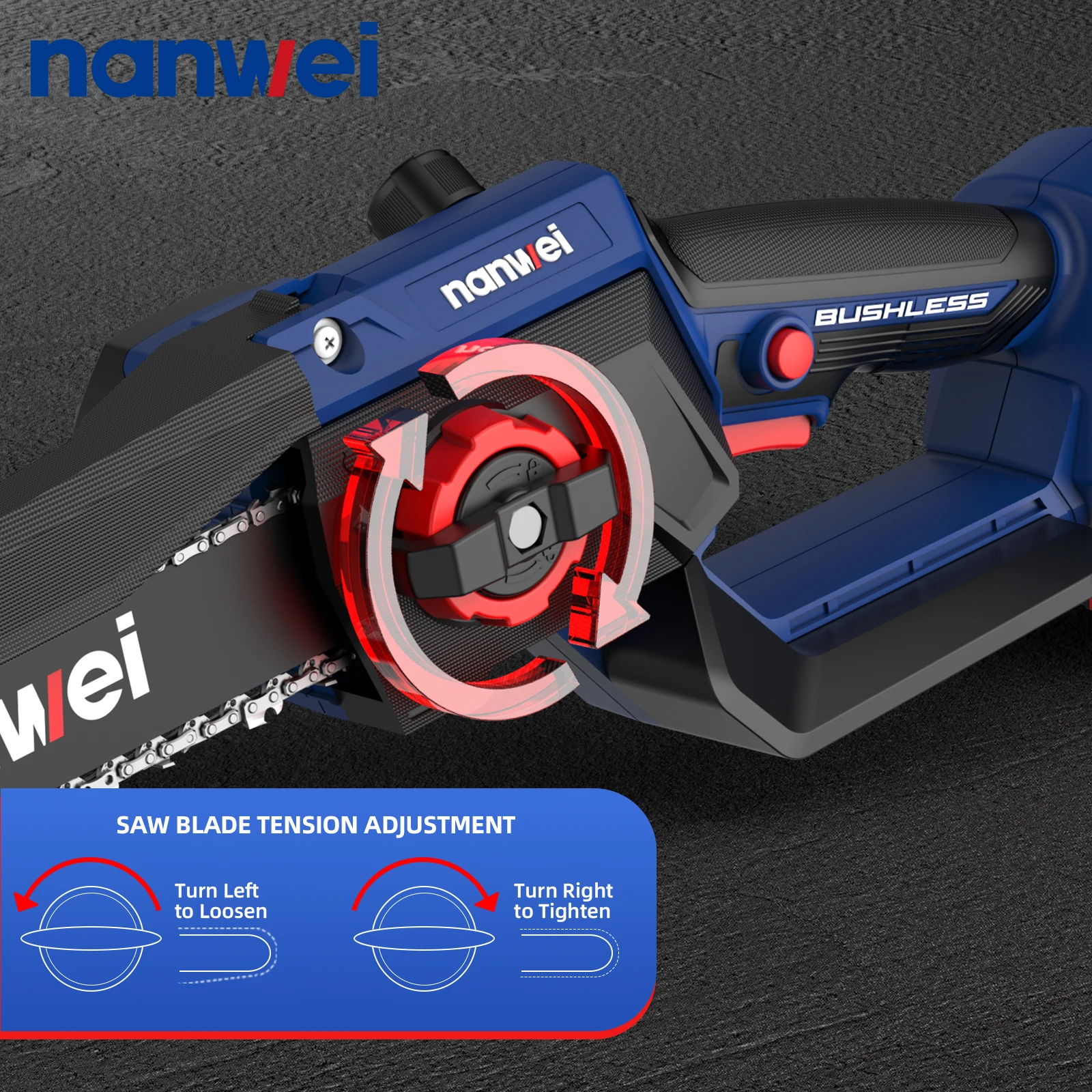 NANWEI brushless industrial chainsaw 8\