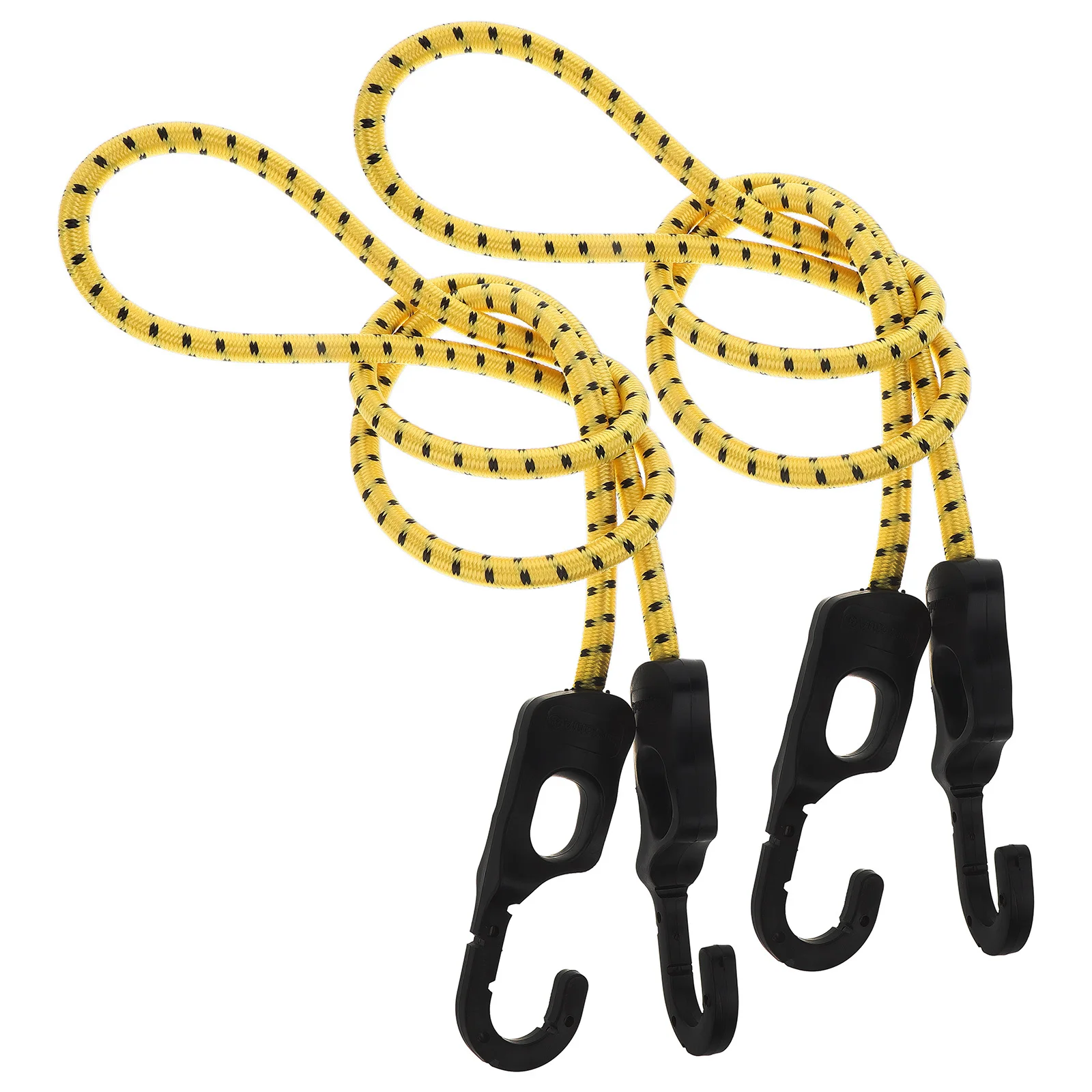 2 pièces cordon élastique réglable avec crochets sangles de fixation de bagages de vélo en plein air cordes d'attache de fret élastique cordon élastique avec crochets