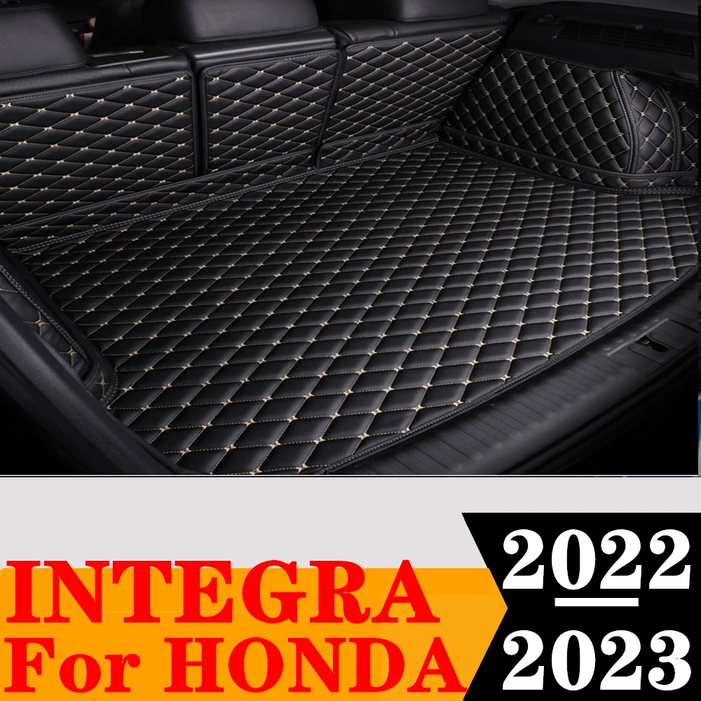 

Custom Full Set Car Trunk Mat For Honda Integra Sedan 2023 2022 Rear Cargo Liner Tail Boot Tray luggage Pad Auto Carpet Parts