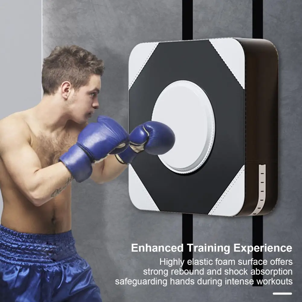 Wall Punching Pad โฟมยืดหยุ่นเป้าหมายผนังเสียงรบกวนฟรี Wall Mount Boxing Pad สําหรับ Home GYM การฝึกอบรมหนัง Faux เป้าหมายสําหรับมวย