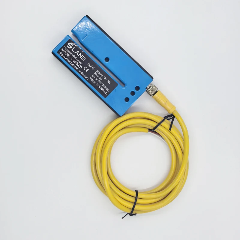 Ultrasonic Label sensor Clear label detection S-2300E NPN+PNP Double Sheet Detection UFN3-70B413 Compatible Sensor
