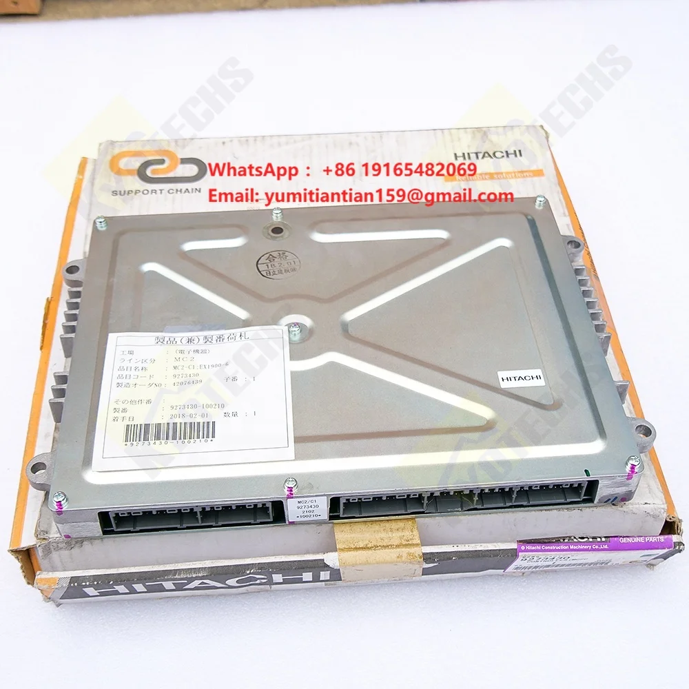 Excavator hydraulic ECM ECU 9273430 controller unit MC2 for Hitachi EX1900-6 EX1900-5 Original New Parts