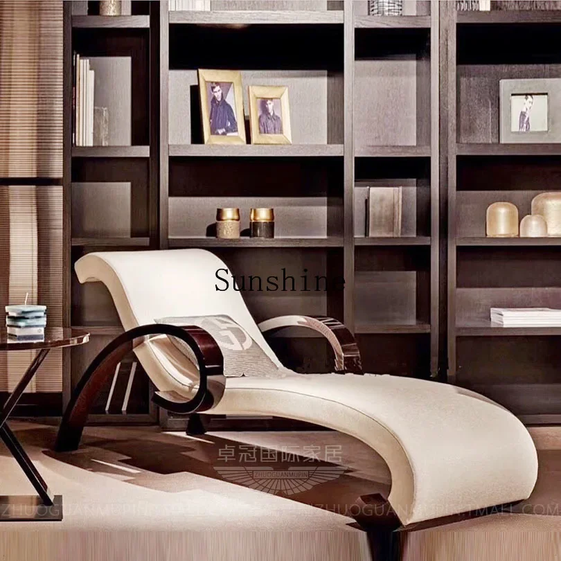 Hong Kong-style concubine chair bedroom leisure recliner beauty sleeping collapse