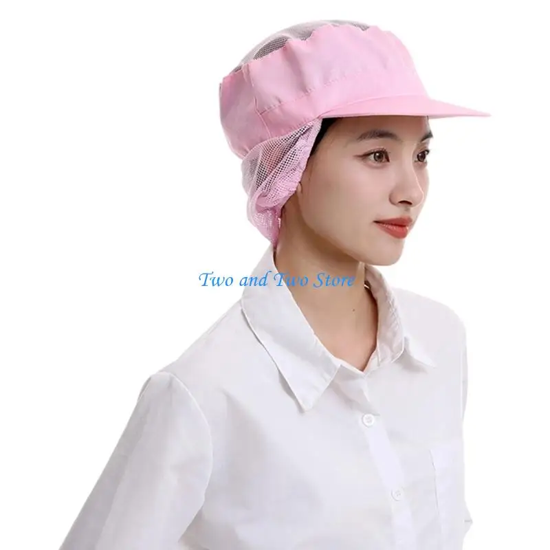 

HX6F Modern Cooking Bonnet Protect Hair from Grease and Dust, Suitable for Women Fashionable Cook Work Hat With Hairnet