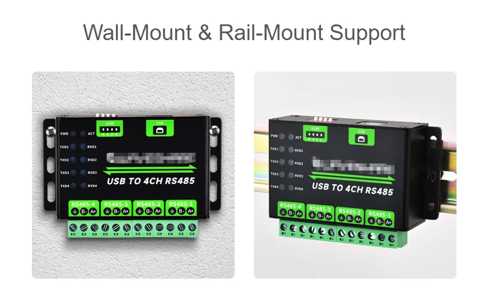 USB zu 4ch RS485 Konverter modul industrielle universelle serielle Kommunikation – Detail 8