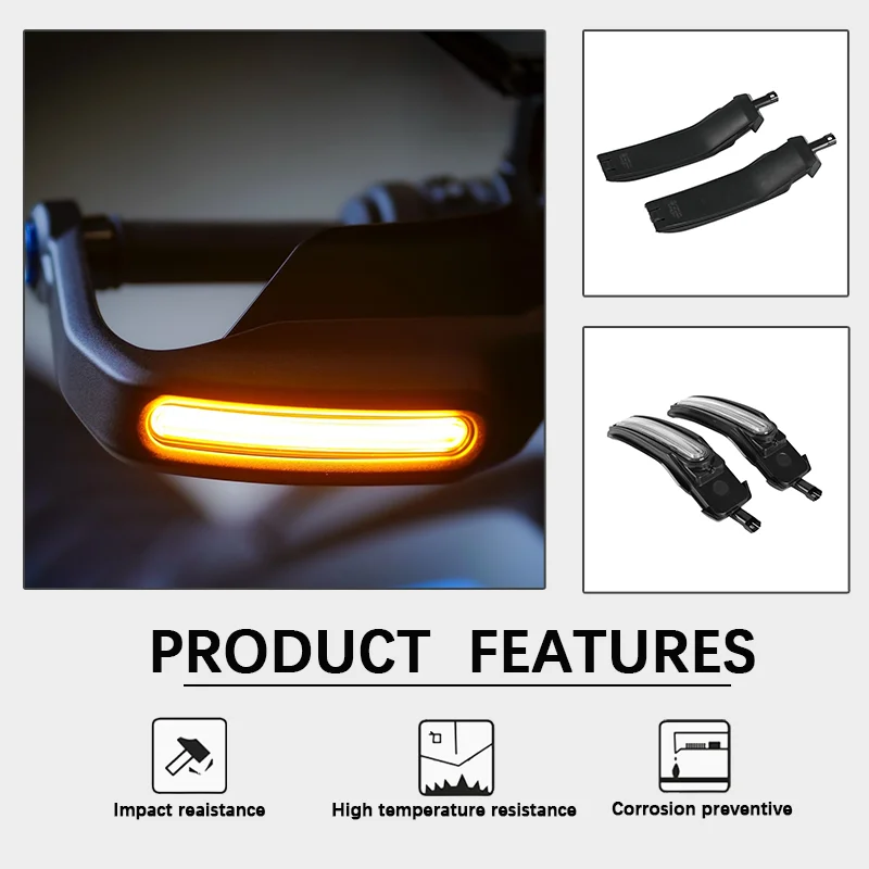 Motocross Accessories LED Lights Motor Handguards r1300gs Hand Guards with LED Lights For BMW R1300GS R 1300 GS 2023 2024 2025