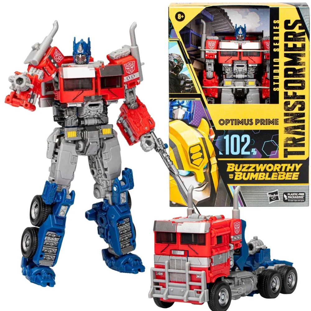 

In Stock Transformers Buzzworthy Bumblebee Studio Series ss102 Optimus Prime Rise of The Beasts Action Figure Model Toy Gift