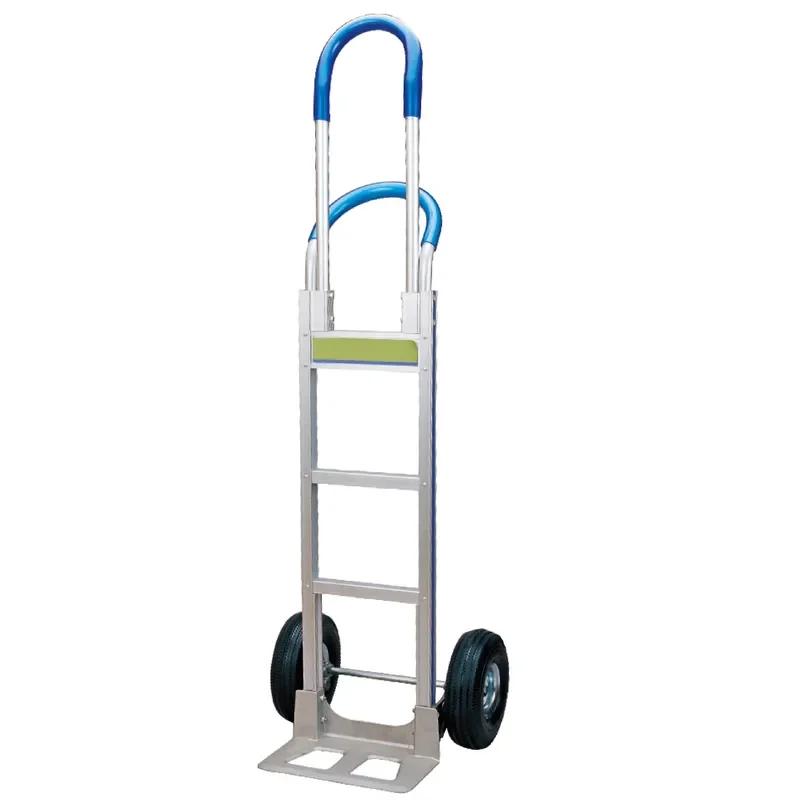 Stanley Hot Seller.Aluminum Warehouse Heavy Hand Truck with 10 Inch Wheels Lifting 440lbs