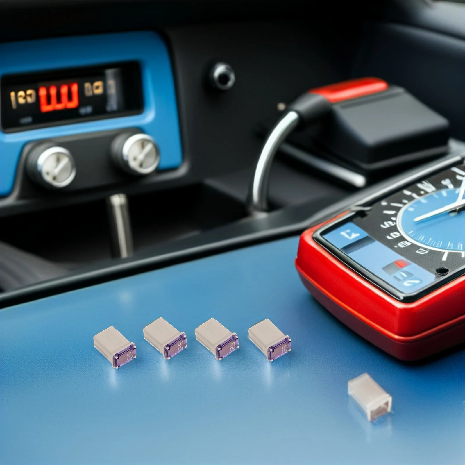 

10Pcs Micro Square Auto Compact Reliable Automotive Circuit Protection Mini Low Profile Car Truck Vehicle