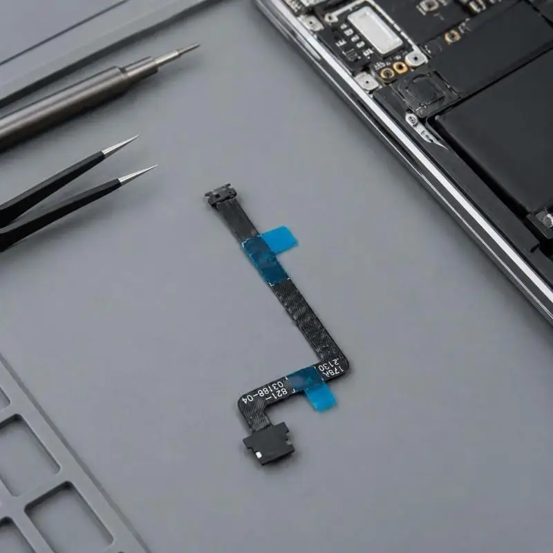PVC-Insulated Laptop Battery Connection Cable for 2021 A2442, Flat Angled Internal Replacement Part with Connection Ends H8WD