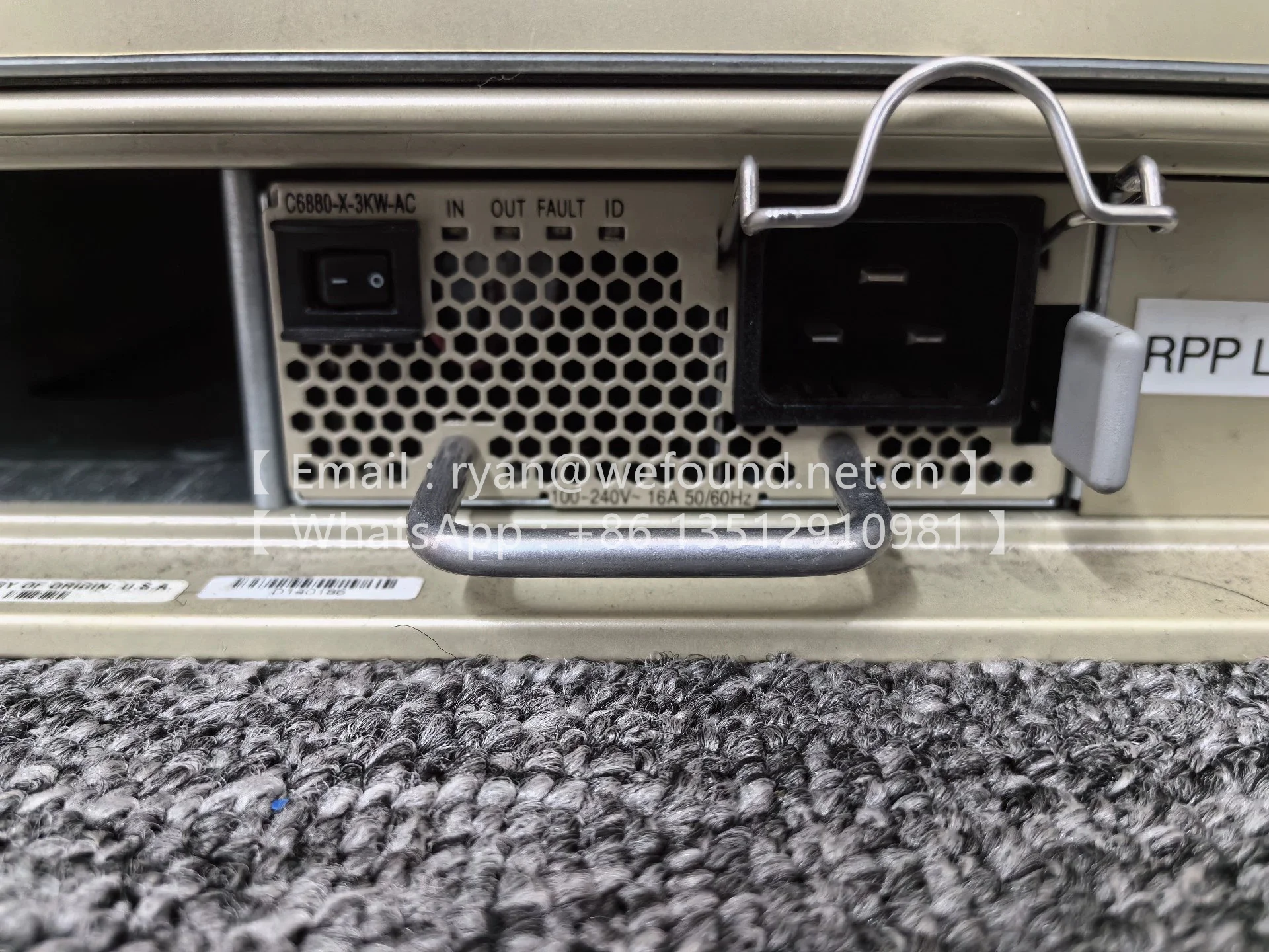 C6880-X-3KW-AC  Catalyst 6880-X 3KW AC Power Module