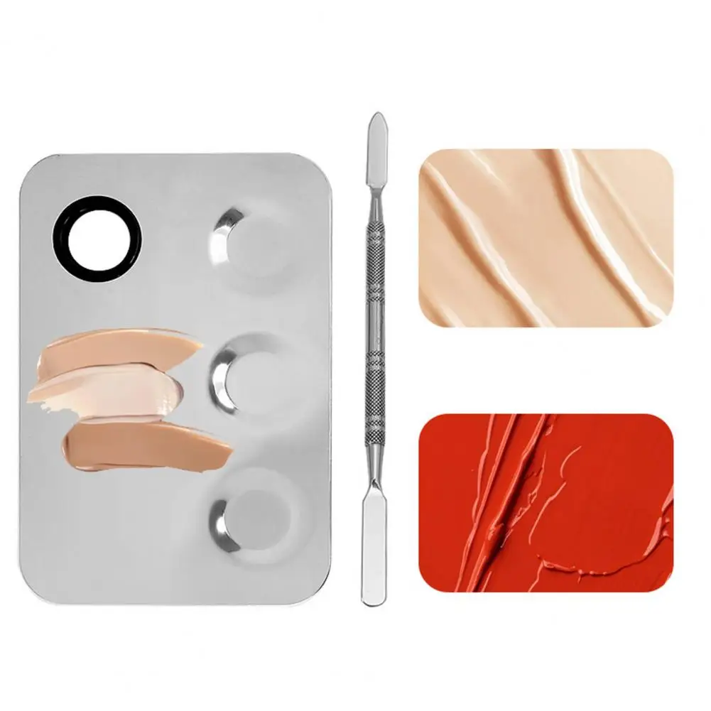 1 Set Helpful Stainless Steel Nail Display Board with Stick Nail Toner Stick Wide Application  DIY