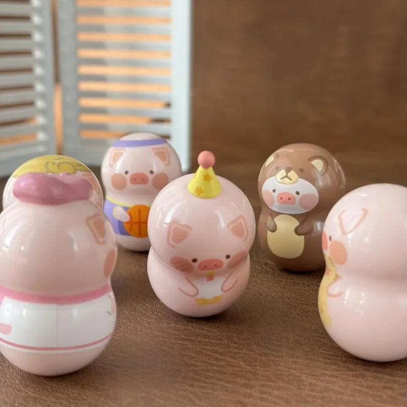 

52TOYSCanned Pig LuLu Classic Series Variety LuLu Pig Not Fall Down Blind Box Handle Tide Play Toy Gift Anime Figure Decoration