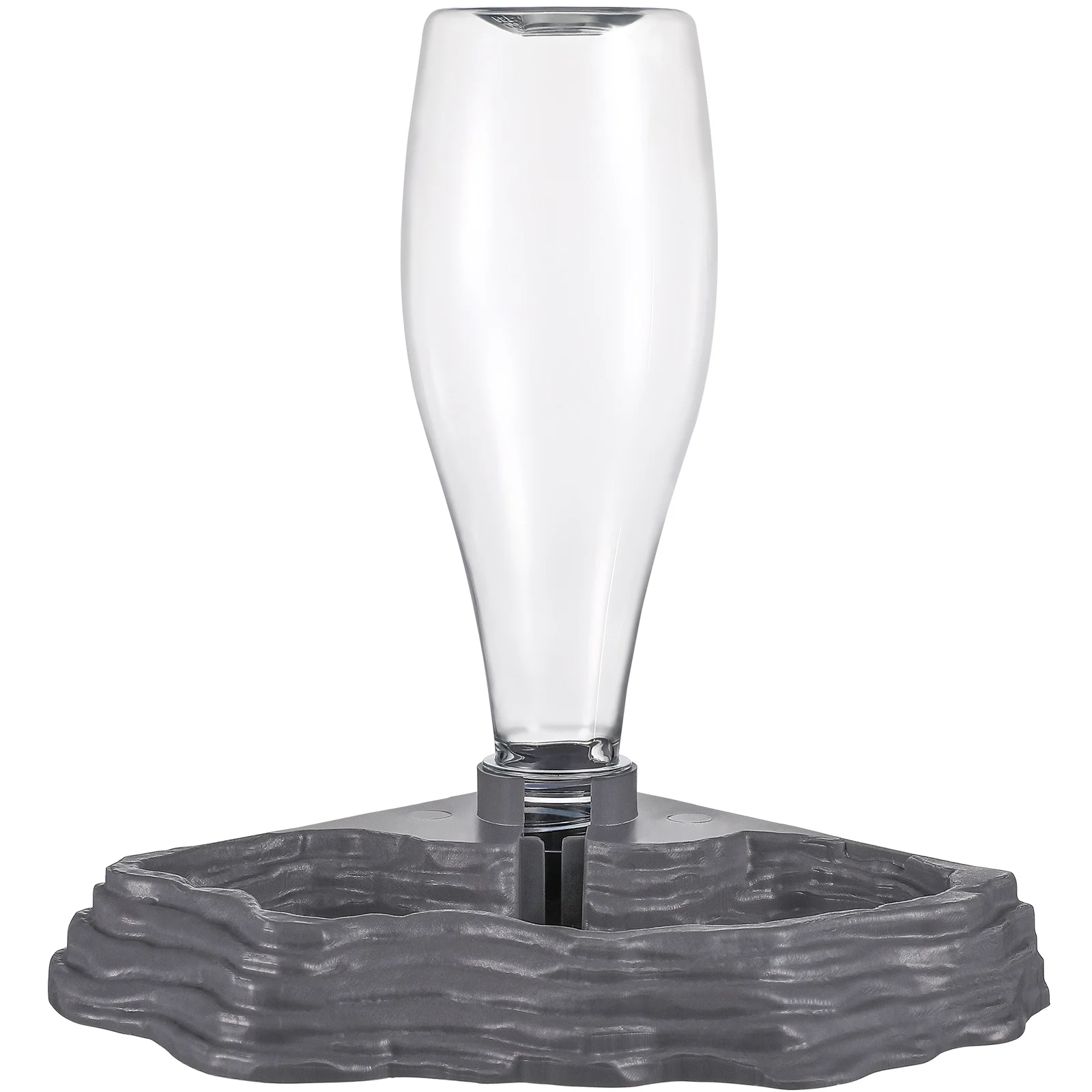 

Reptile Waterer Automatic Water Feeder Feeder Container for Tortoises Lizards Geckos Reptile Drinking Tool Multi-Step Rock