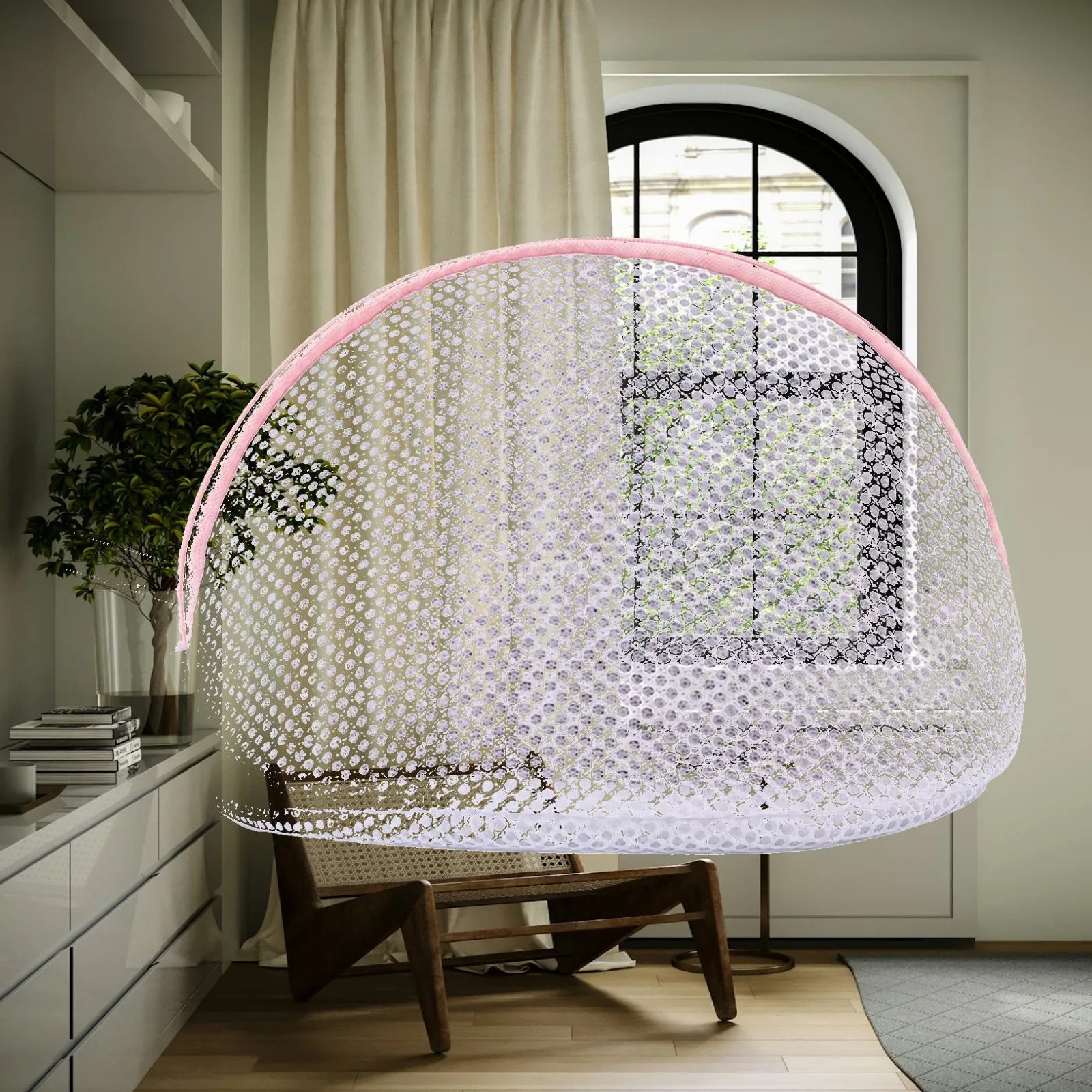 Shell-Shaped Bra Laundry Bag Breathable Zippered Mesh Bra Wash Bag Lightweight Portable