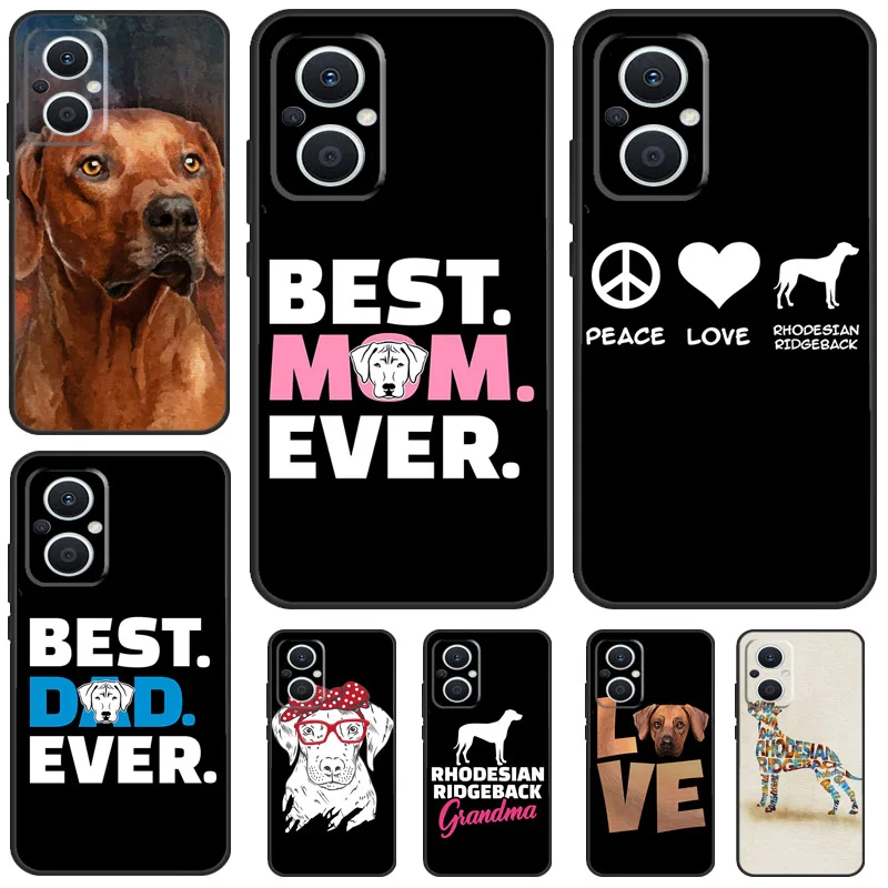 Rhodesian Ridgeback Dog Funda For OPPO Reno 5Z 4Z 2Z 8T 4 5 6 7 8 Lite 10 Pro OPPO Find X6 Pro X2 X3 X5 Lite Case