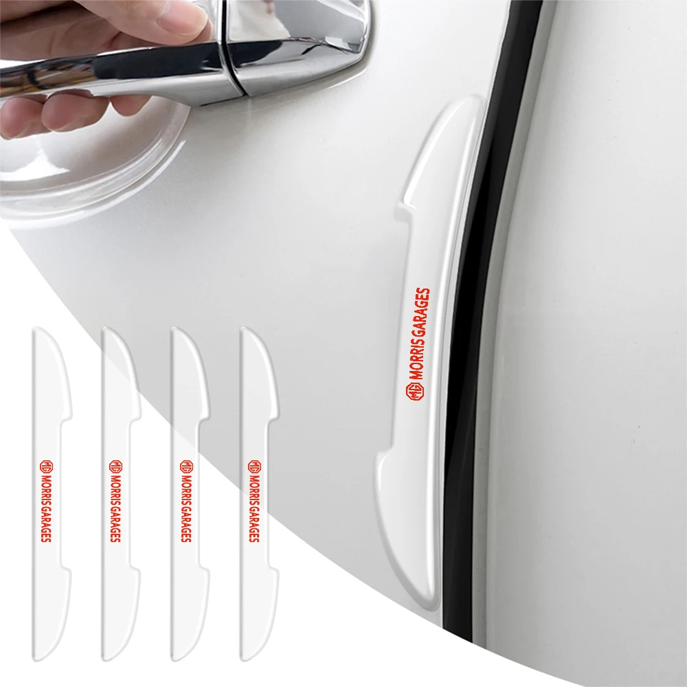 

4Pcs Car Door Anti-Collision Strip Rear View Mirror Truck Taxi Sticker For Morris Garages MG HS EHS Phev MG3 MG5 MG6 MG7 GT RX5