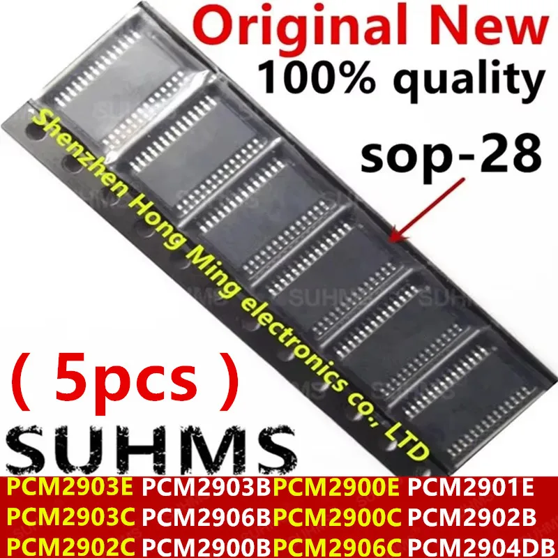 (5piece)100% New PCM2903E PCM2903C PCM2902C PCM2903B PCM2906B PCM2904DB PCM2900B PCM2900E PCM2900C PCM2906C PCM2901E PCM2902B