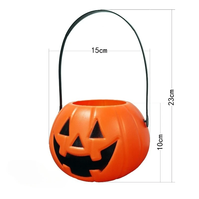 Lanterna de abóbora portátil para halloween, 18cm/7,09 polegadas, periféricos de anime, rosto sorridente, adereços, cosplay, presentes de feriado, brinquedos novidade