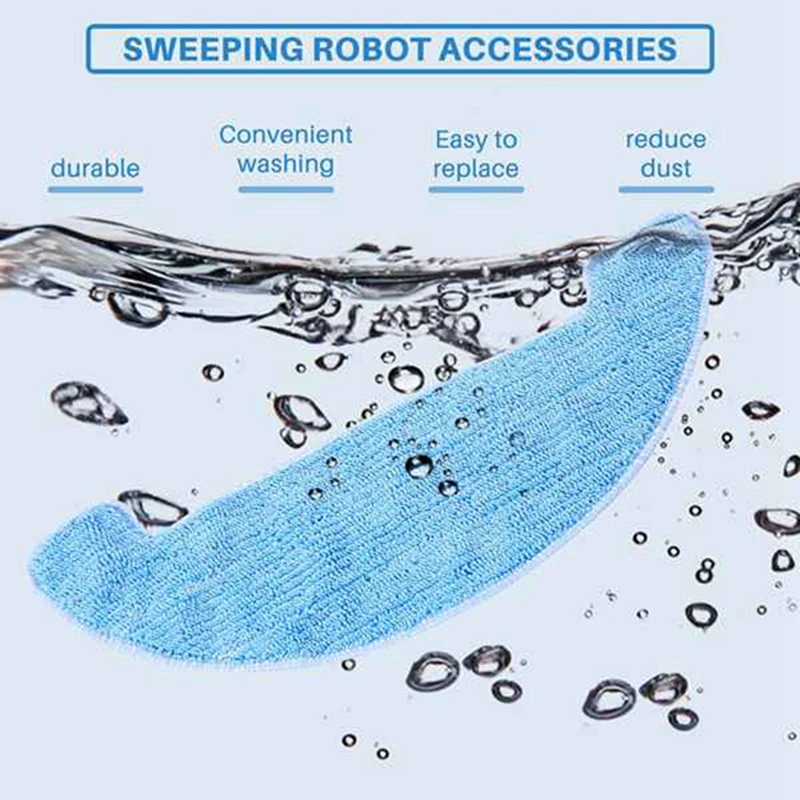 Förderung! 4 Stück Ersatzteile für ilife a4 a4s a40 Roboter Staubsauger Mopptuch für ecovacs cen550 Roboter Staubsauger clo