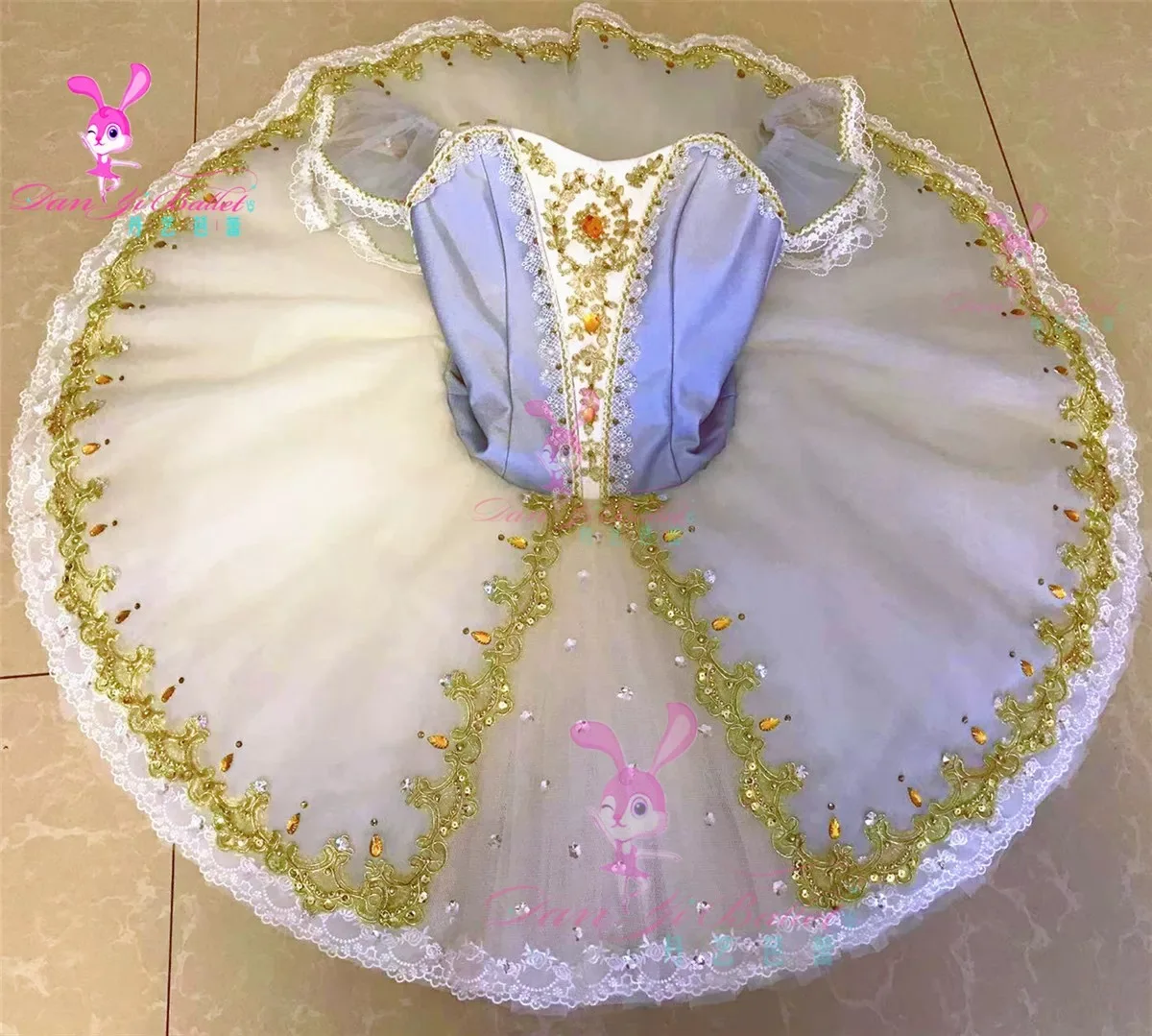 Danyi Ballet Silvia Grayish Blue Adult Children's Competition dress tutu disk skirt performance costume professionally customize