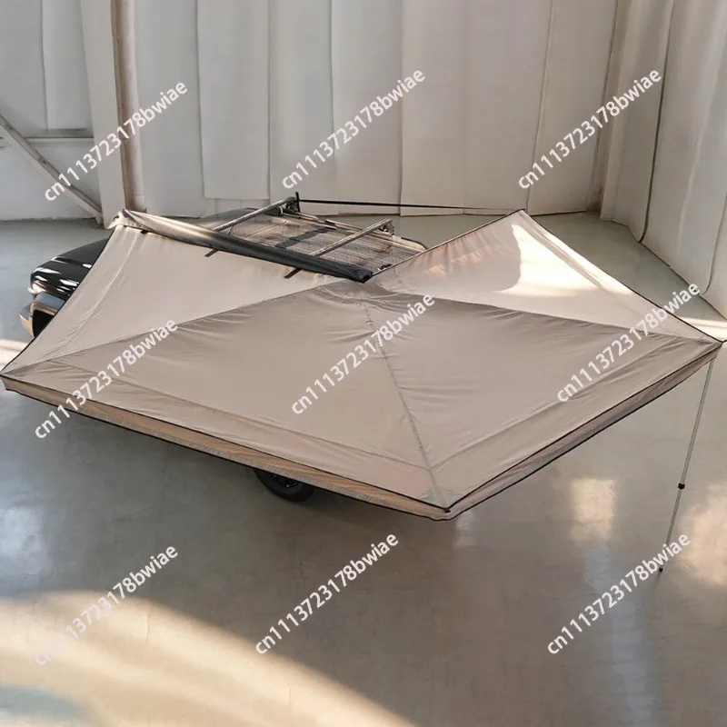 4X4 Off-Road Retractable Folding Camper Self-driving Tour Outdoor Camping Light Emitting Diode Light Vehicle Awning Tent