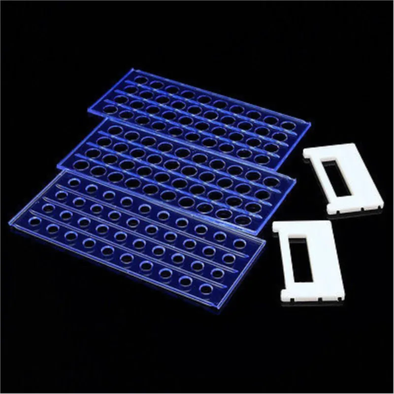 Plastic 3 Layers Lab Test Tube Rack Holder Centrifugal Pipe Stand 40/50 Holes
