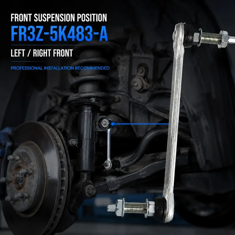 FR3Z5K483A Front Sway Bar End Link for Ford Mustang S550 S650 2015-2025 EcoBoost GT Shelby GT350 MEF305 K750798