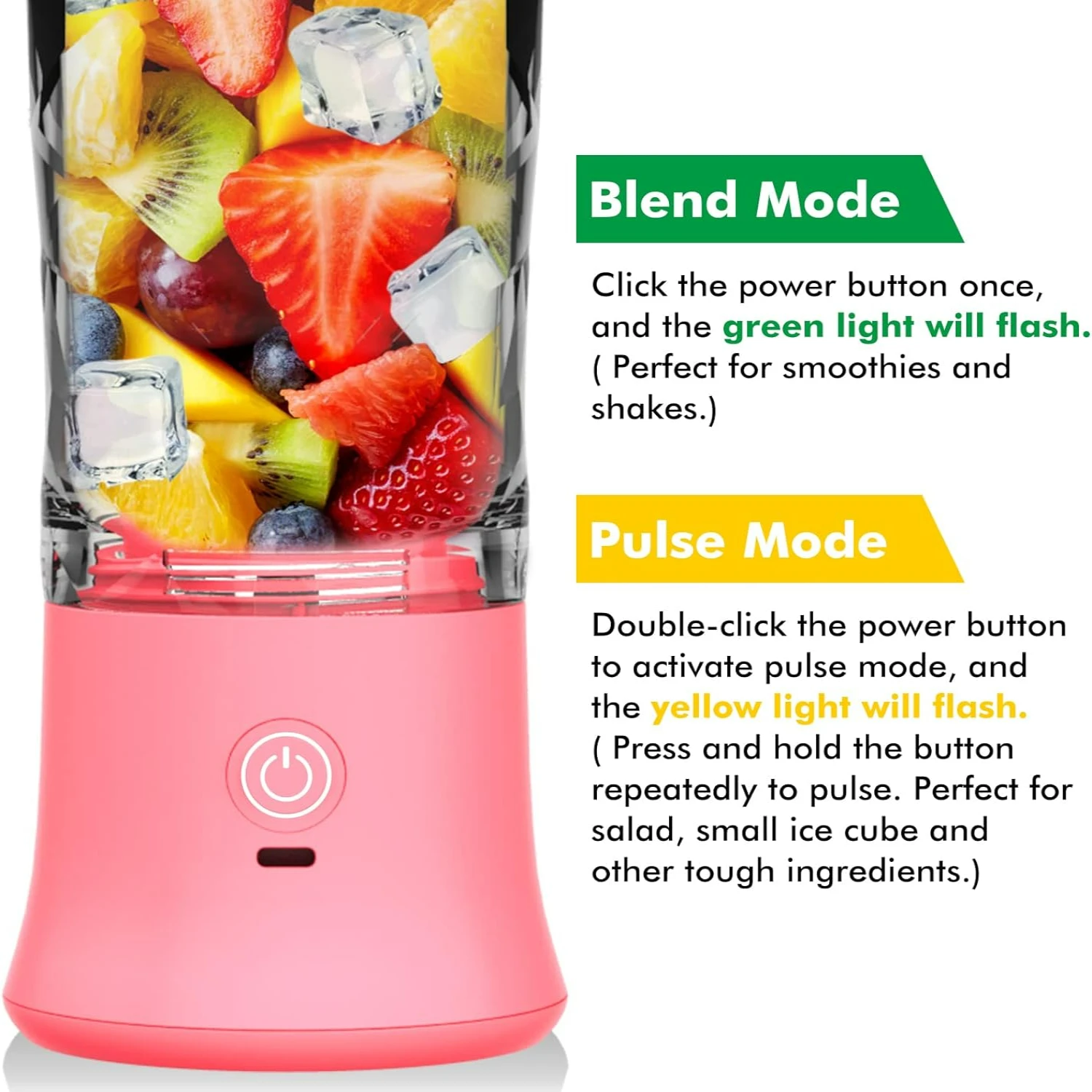 High-Quality Portable Personal Blender with 6 Sharp Blades - Perfect for Home, Kitchen, and Travel - Convenient and Versatile 20